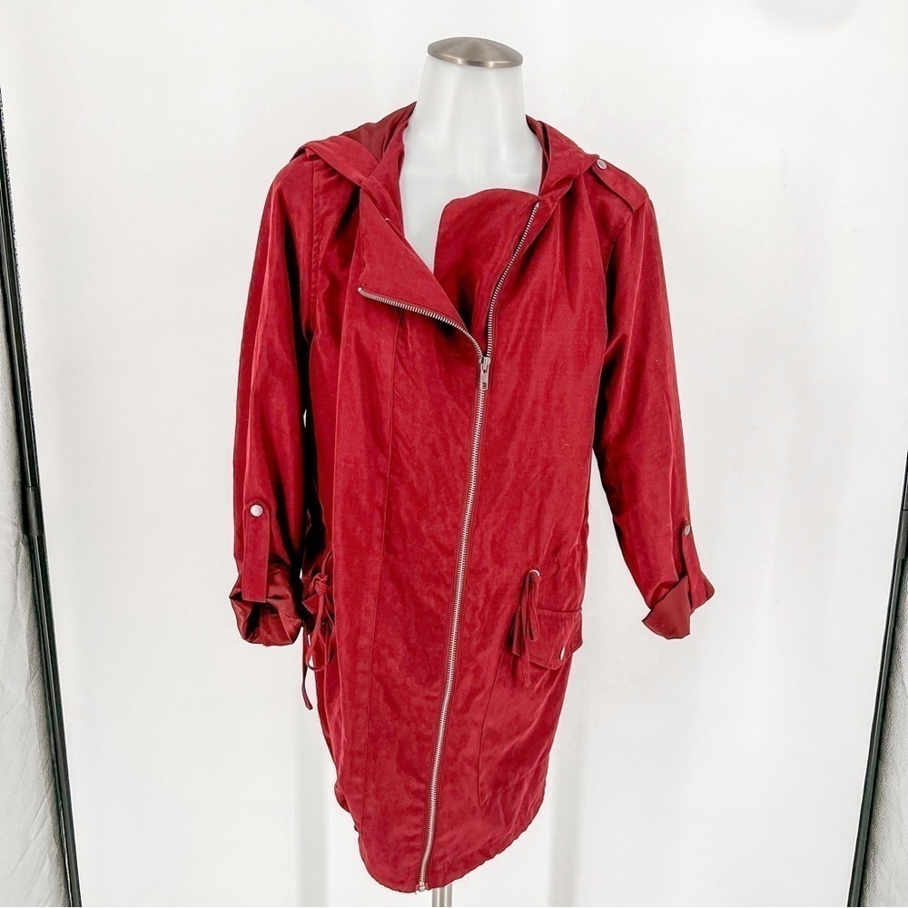 Staccato Burgundy Utility Jacket